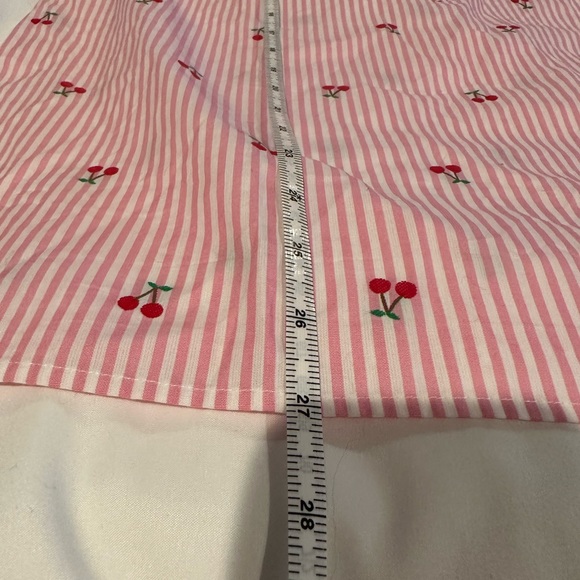 Talbots Cherry Jacquard Popover Women’s Shirt  Medium NWT embroidered cherries - Picture 11 of 11
